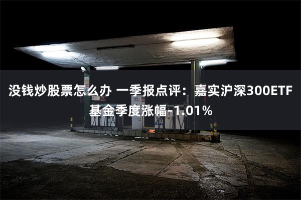 没钱炒股票怎么办 一季报点评:嘉实沪深300ETF基金季度涨幅-1.01%